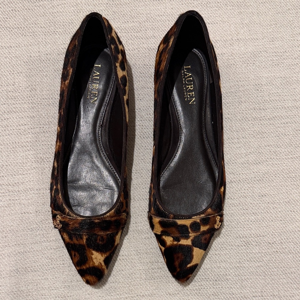 Ralph Lauren Leopard Print Women's Flats size 9.5